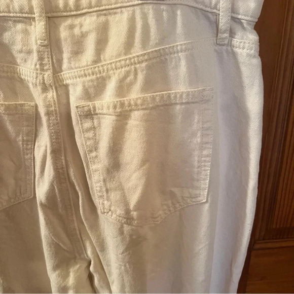 LOFT High Rise Full Length Straight Jeans in Popcorn 29/8 - Picture 8 of 10